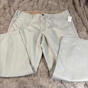 Gap Khaki Lived in Relaxed Mens Pants 36x28 BNWT
